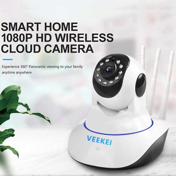 VEEKEI wifi wireless P2p mini camera CCTV night vision 1080p 2.4G 5G dual-band wifi Android IOS remote camera surveillance wifi