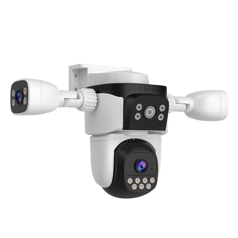 CG621SR 4G three Adjustable lens CCTV surveillance camera 4g outdoor camera three screen home multi function 4G camera outdoor