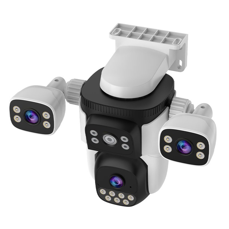CG621SR 4G three Adjustable lens CCTV surveillance camera 4g outdoor camera three screen home multi function 4G camera outdoor