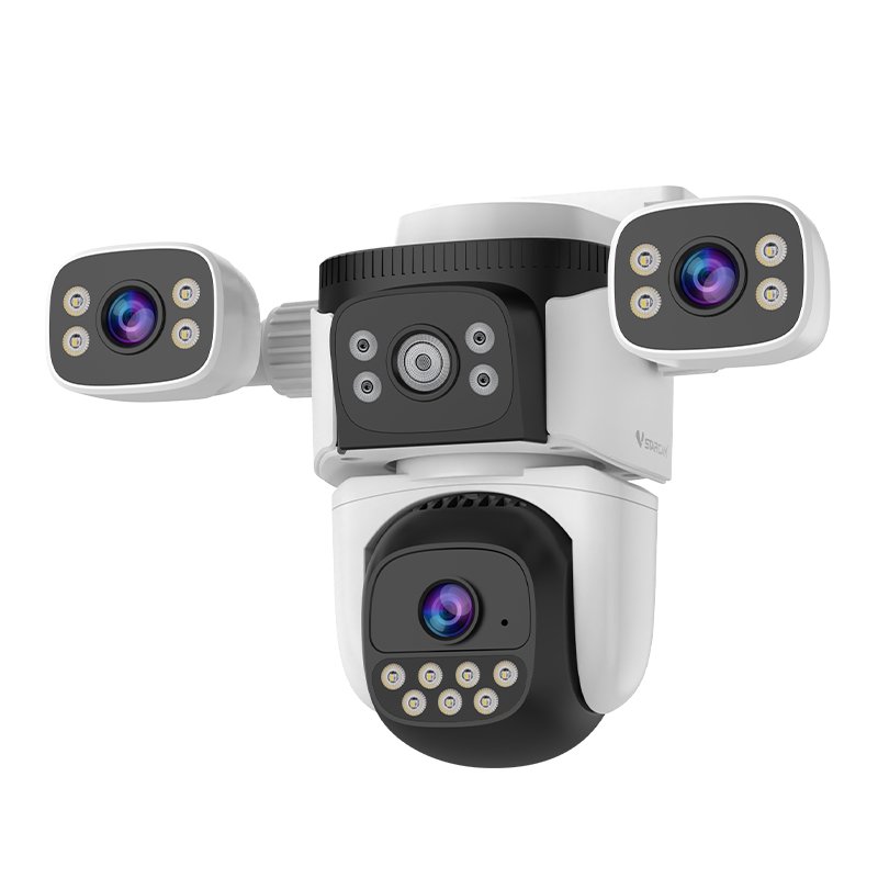 CG621SR 4G three Adjustable lens CCTV surveillance camera 4g outdoor camera three screen home multi function 4G camera outdoor