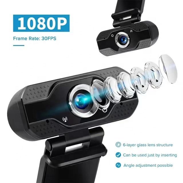 Shuoyin 1080P Webcam Cheap USB HD Camera Web Camera Mini Camara Webcam 1080P webcams with microphone for PC