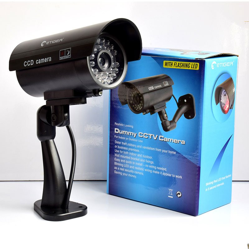 Outdoor Led Bullet Surveillance Speed Fake Mini Dummy Security Fake CCTV Camera