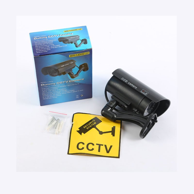 Outdoor Led Bullet Surveillance Speed Fake Mini Dummy Security Fake CCTV Camera