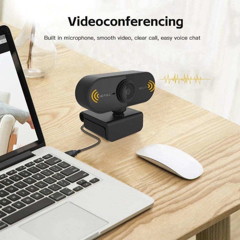 Full HD 1080P Mini Webcam with microphone Laptop desktop computer USB Web Cam Camera for Live Broadcast Video Conference Work
