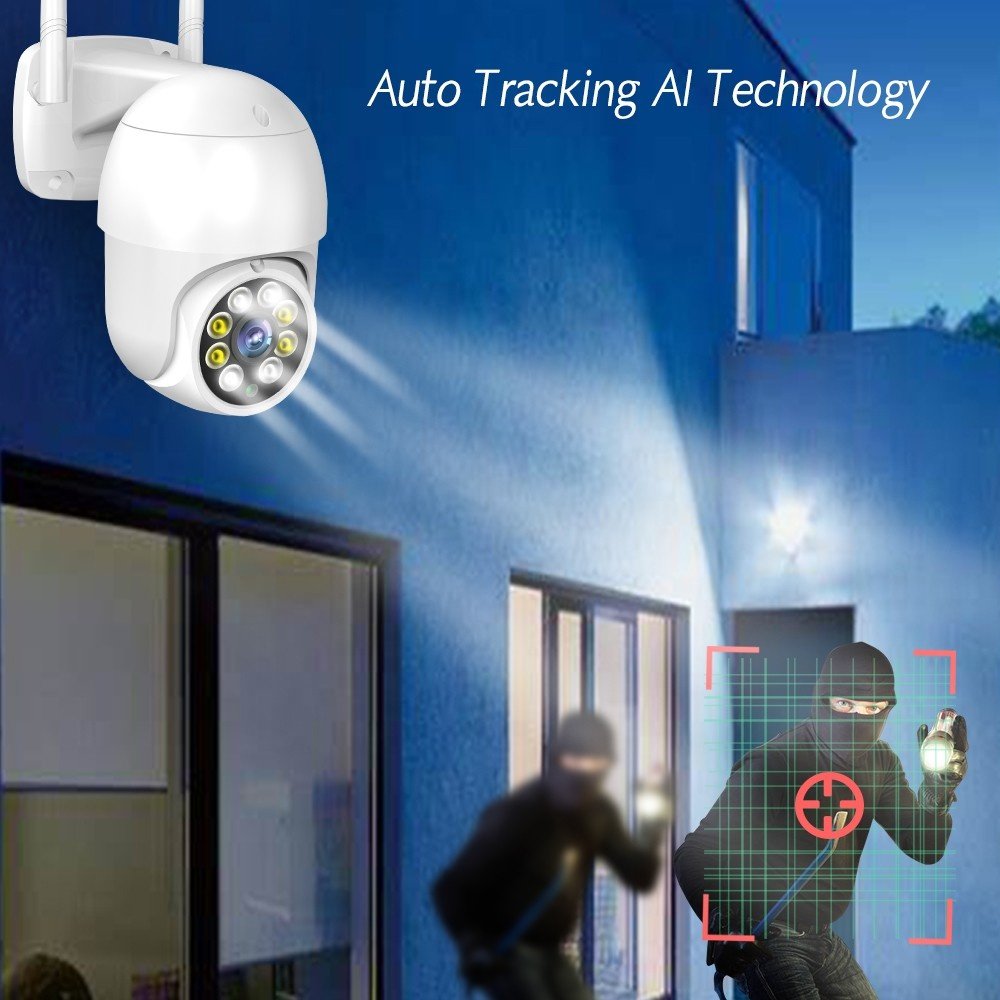 PGST Factory Waterproof 4MP Security Camera Outdoor CCTV Kit Wireless PTZ Dome Camera fixed-focal Dome Wizsense Network Camera