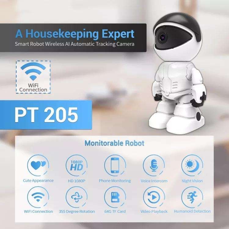 Audube Home Security Camera Smart Home 1080P Wireless Cctv Indoor Mini Ip Camera Robot Camera