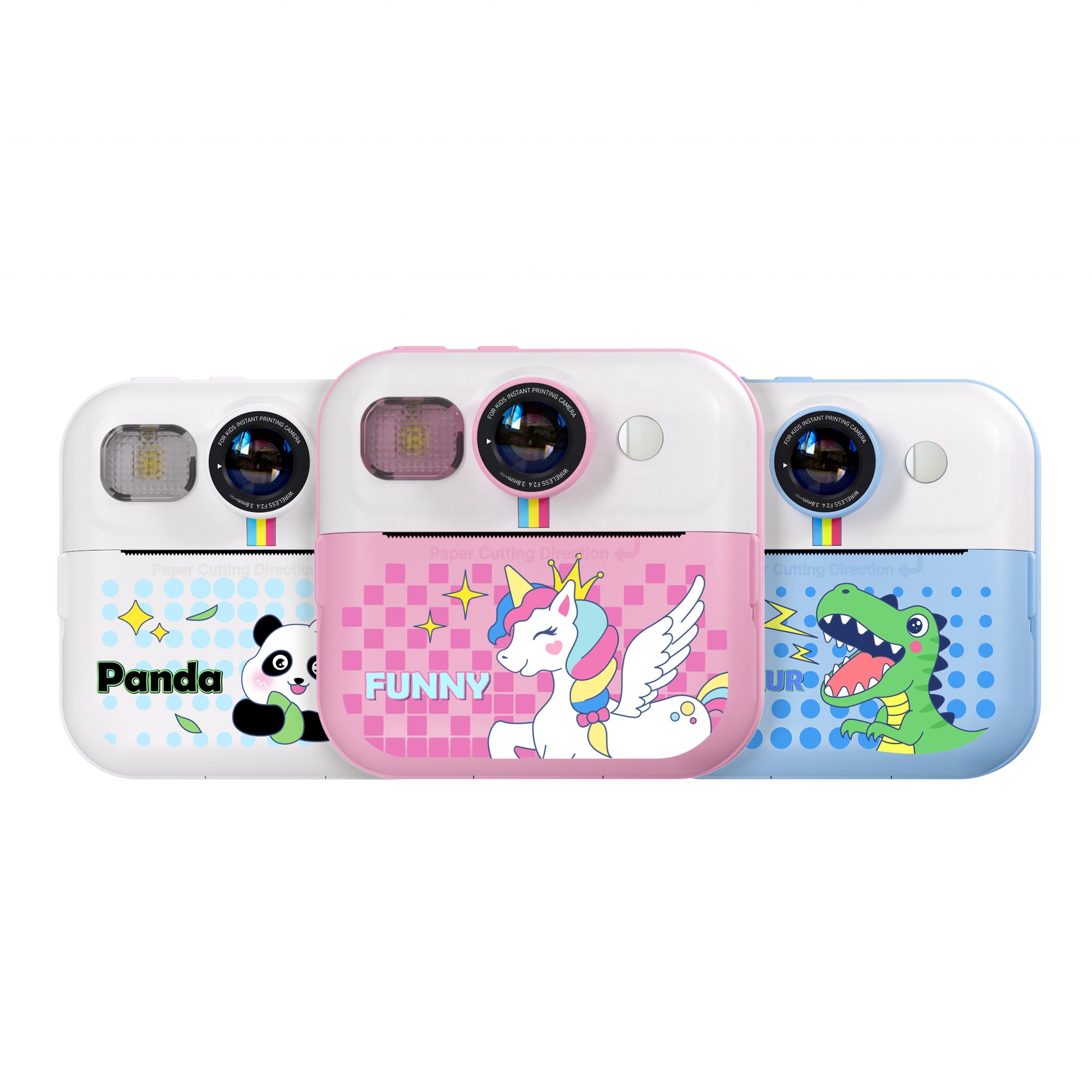 YMX CP02 Electric 2023 2024 2025 HD Lens New Trending Take Photo Kids Printing Instant Camera for Kids Baby Infant Toddler Child