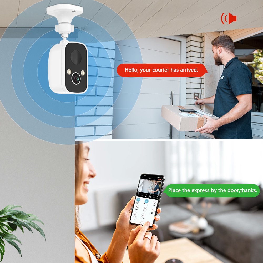2K 3MP Solar Camera 8000mAh Battery Wifi Solar Security Cctv Mini Camera Wireless Outdoor 4g Security Camera 3W Solar Panel