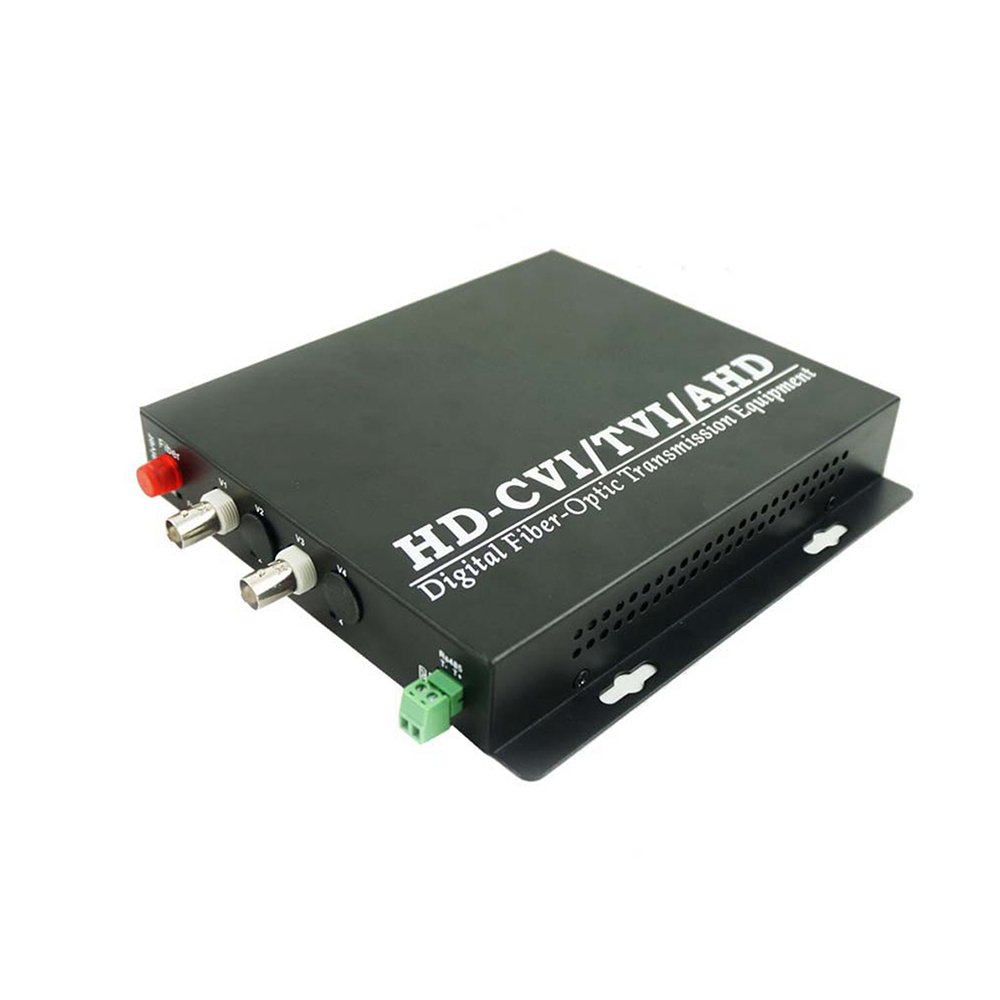 UT-King HD Video Converter 2CH 1080P AHD CVI TVI Analog BNC Extender with 20km Fiber Optic Optical Extension Video Converter