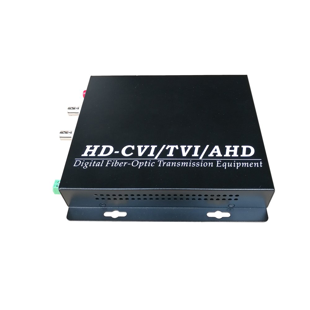 UT-King HD Video Converter 2CH 1080P AHD CVI TVI Analog BNC Extender with 20km Fiber Optic Optical Extension Video Converter
