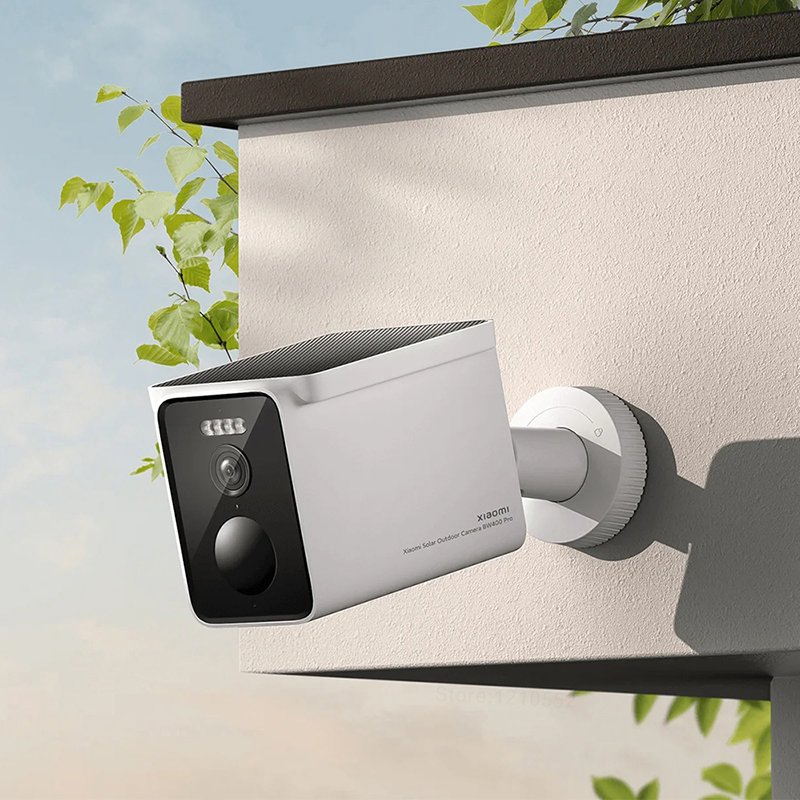 Xiaomi BW400 Pro Solar-Powered Outdoor Camera Set Full-Color Night Vision Alexa Cloud Storage WiFi Connectivity Global Version