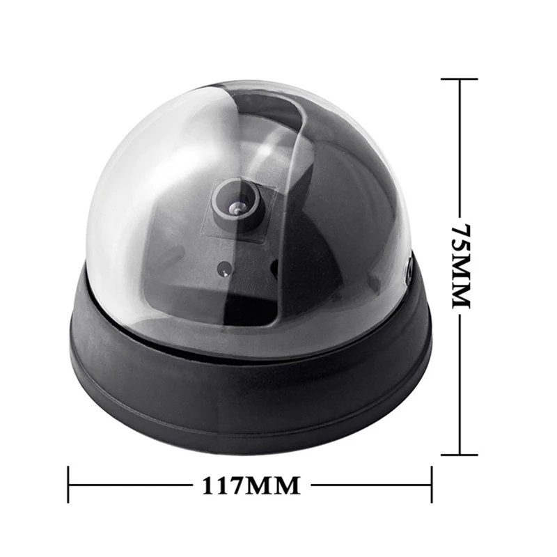 KERUI Simulation Security Dome Dummy Camera with Flash LED Light Indoor Outdoor Simulated Video Surveillance Camera