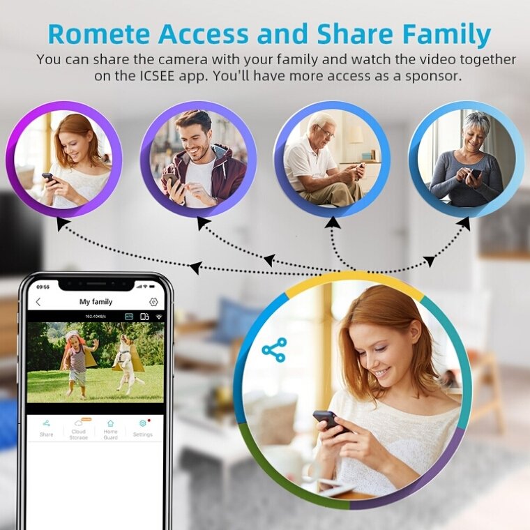 HD Mini WIFI Camera Wireless Smart Home IP Cam with Motion Detect Night Vision CCTV Camera Recorder 1080P 2MP Home security