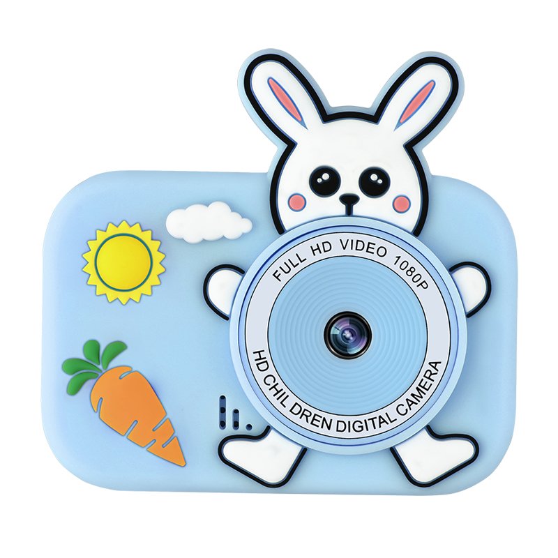 New Mini Cartoon Rabbit video cameras 2 Inch HD Screen instant kids cameras Toys Portable children's camera toys and games