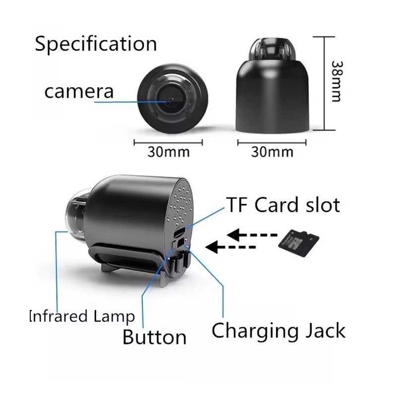 Factory Direct Sales Base Price Mini Camera X5 WiFi Small Camera HD 1080P Camera