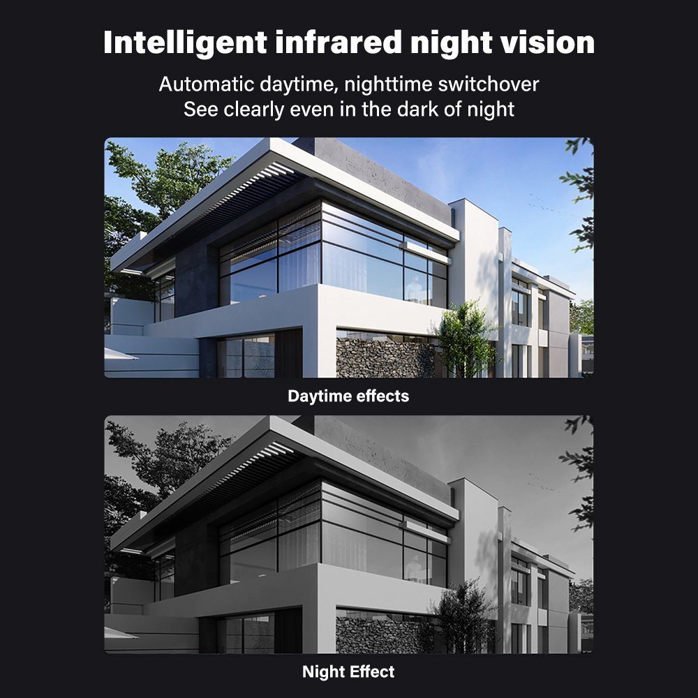 Wifi Mini Surveillance Cameras 4MP HD Infrared Night Vision Two-way Audio Web Video Smart Home Wireless Security Camcorders