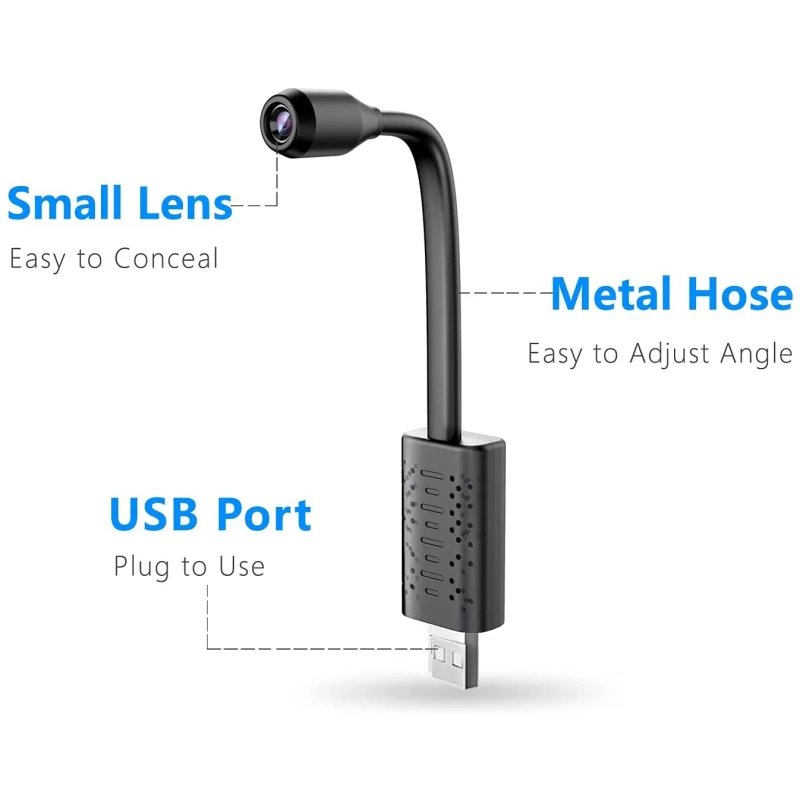 1080P WiFi IP Mini Camera Wireless Micro Webcam Night Vision Cam Recorder Human Detection Secret