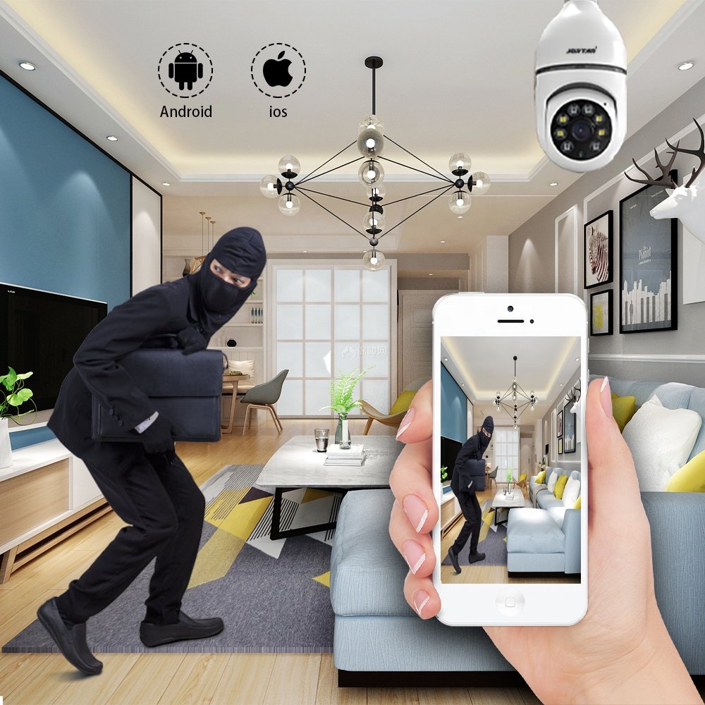 Jortan 1080P AI Human Tracking 360 Degree Network PTZ dome cam Wireless IP Camera Wifi Network Camera cctv Camera Home Security