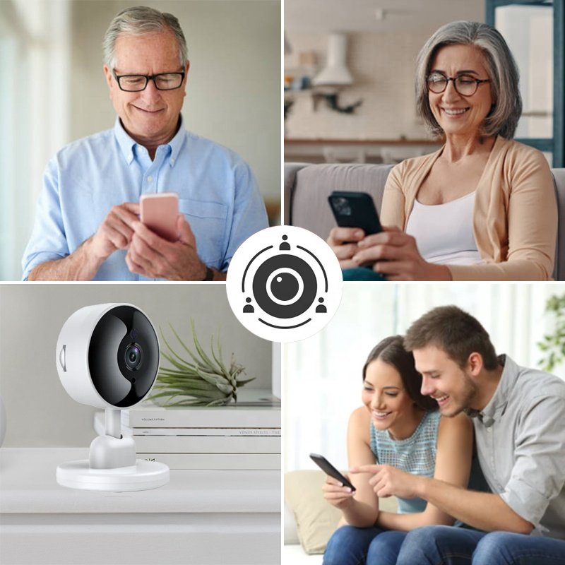 Tuya Smart Mini Camera WiFi Wireless FHD 3MP Two Way Audio Cloud Storage Video Playback Mini Smart Camera