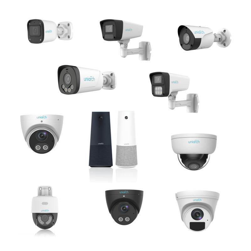 2023 uniview cheap UAC-T112-F28(40)-W-NB 2MP ColourHunter HD Fixed Turret Analog Camera