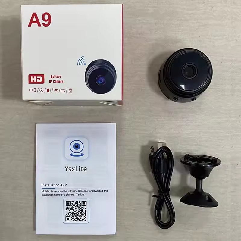 2024 Hot A9 Mini Camera Remote Control Infrared Security Mini WiFi Camera Wireless 480p CCTV Camera