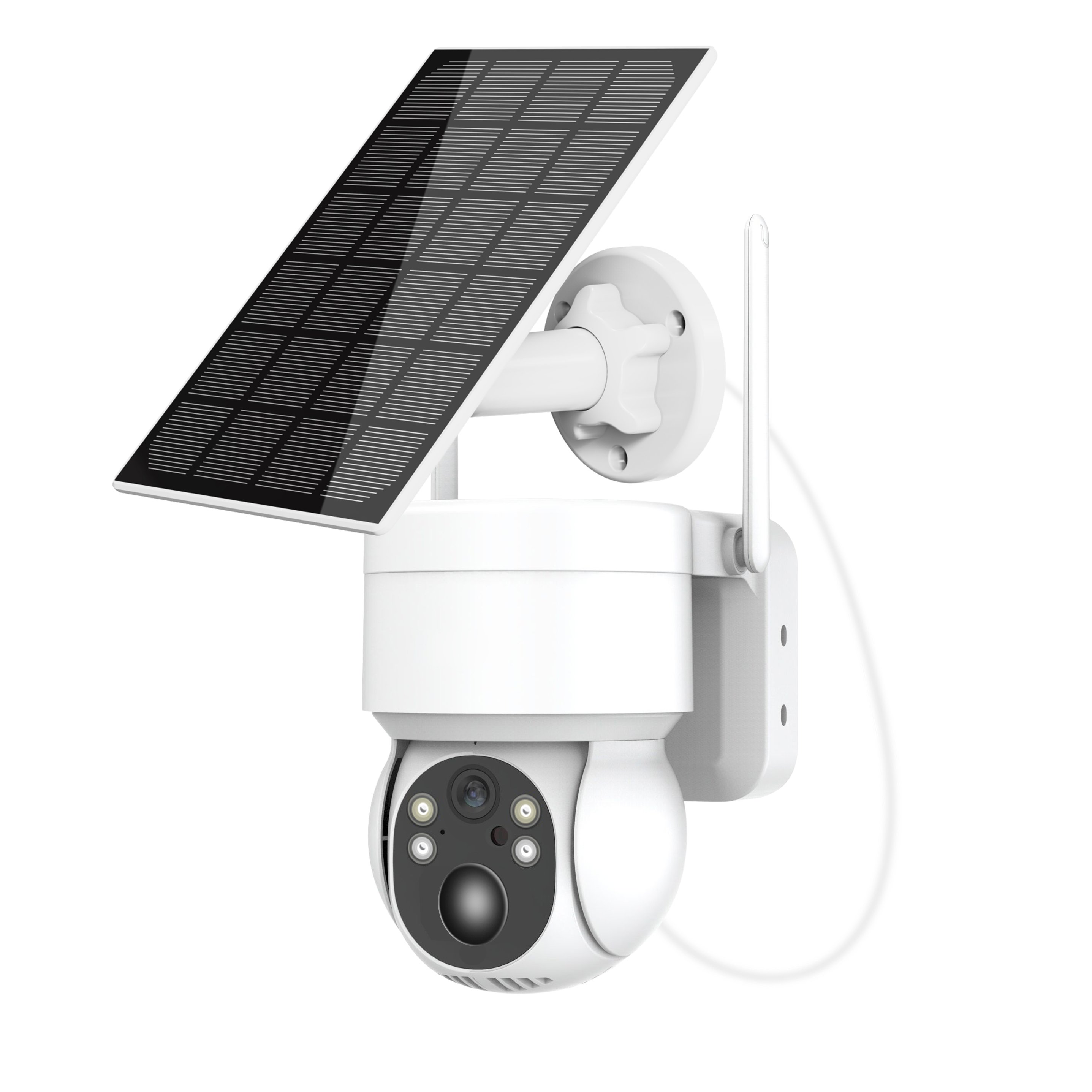 Ikevision Icsee 2MP 4MP Solar WIFI PTZ Camera Outdoor PIR Alarm Security Network Camera with 7800mah Battery 3.7W Solar Panel