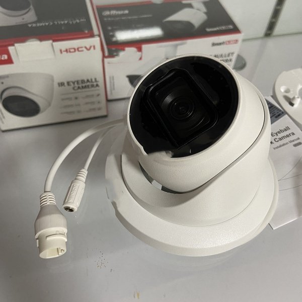DH Original 4MP POE IP67 IR 30M IVS Starlight Eyeball Network Camera with H.265 SD Card Slot MIC IPC-HDW2431TM-AS-S2 Model