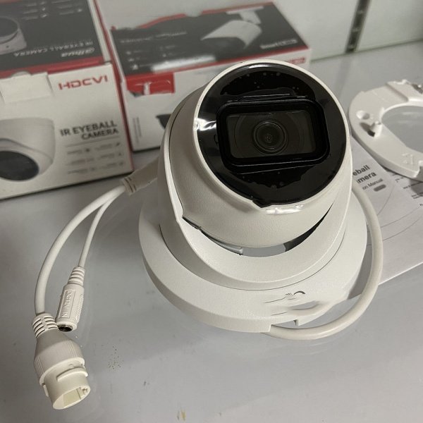 DH Original 4MP POE IP67 IR 30M IVS Starlight Eyeball Network Camera with H.265 SD Card Slot MIC IPC-HDW2431TM-AS-S2 Model