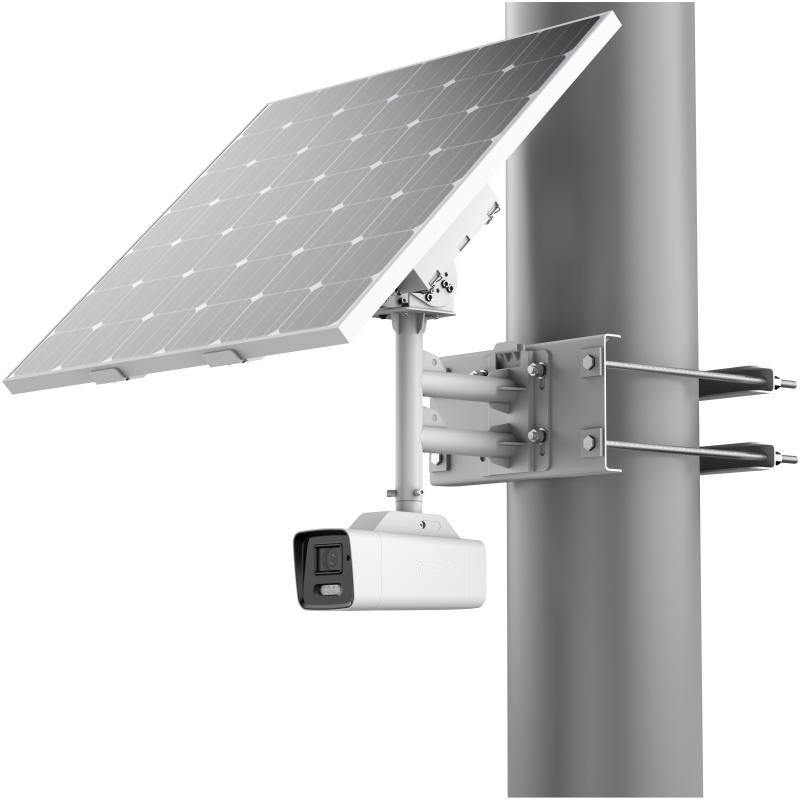 High Quality DS-2XS6A87G1-LS/C36S80 8MP ColorVu Fixed Bullet Solar Power 4G Network Camera Kit 360WH chargeable lithium battery