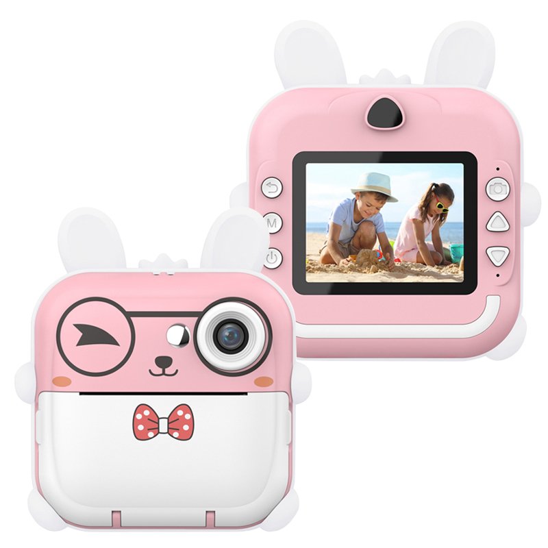 Factory Children's Instant Camera 1080p Photo Printer Kids Mini Dual Lens Thermal Printing Toys Gift Instant Camera Printer