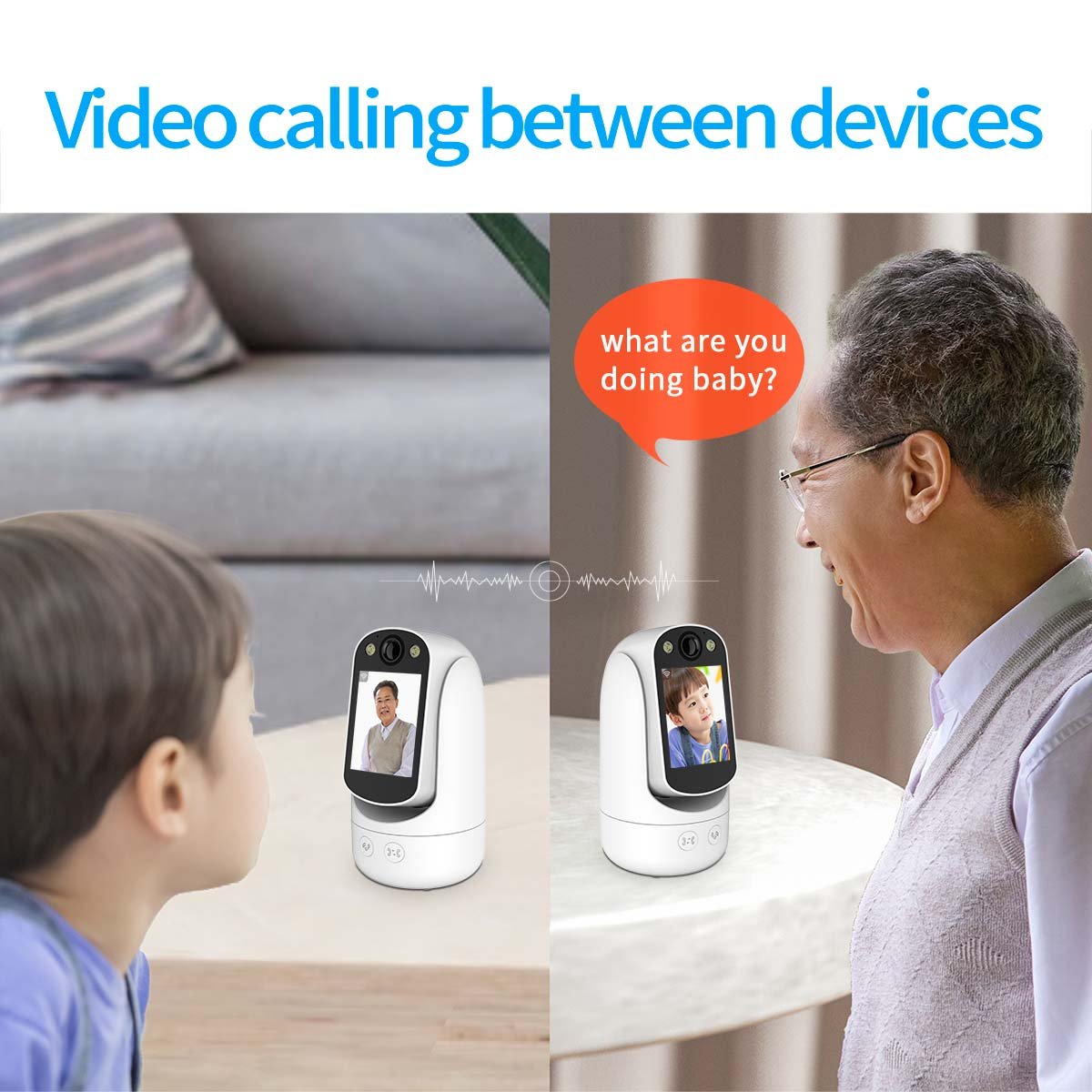 Home Wifi 1080p 2-Way Video Calling Cameras Record Baby Pet Monitor Surveillance IP Security Wireless Mini Camera