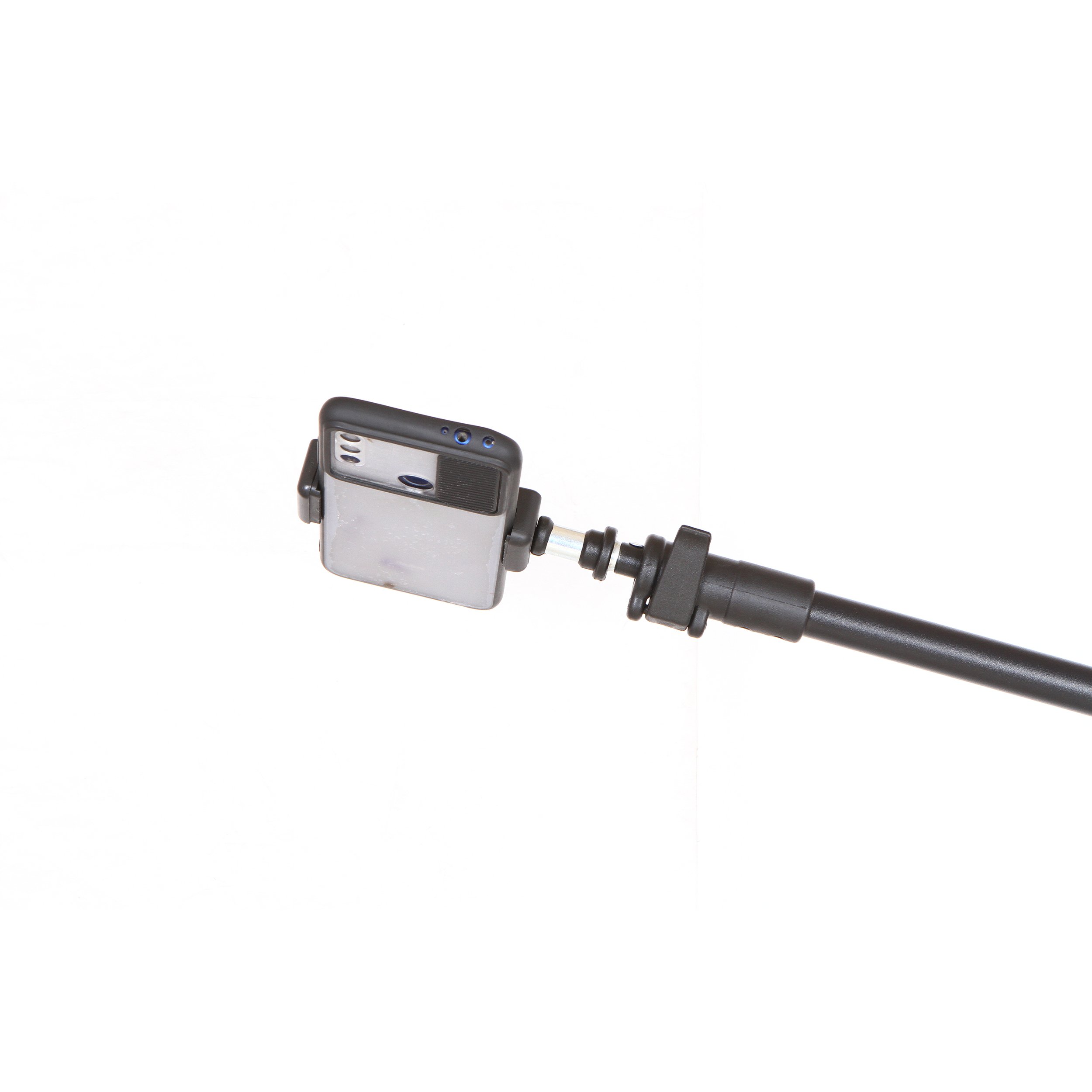 Black Metallic Harison Boom Arm Mini with Sand Bag for Vertical Support of Lights, Cameras, Smartphones, Microphones