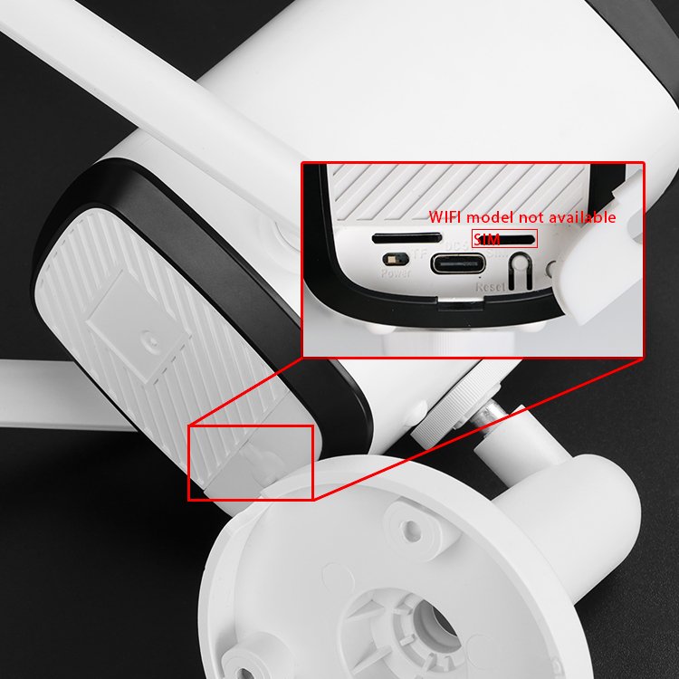 GW-S1FD-M2H Wireless Cloud Storage Smart PIR WIFI Solar Battery Home Security Surveillance Camera with Solar Panel CAMHI APP