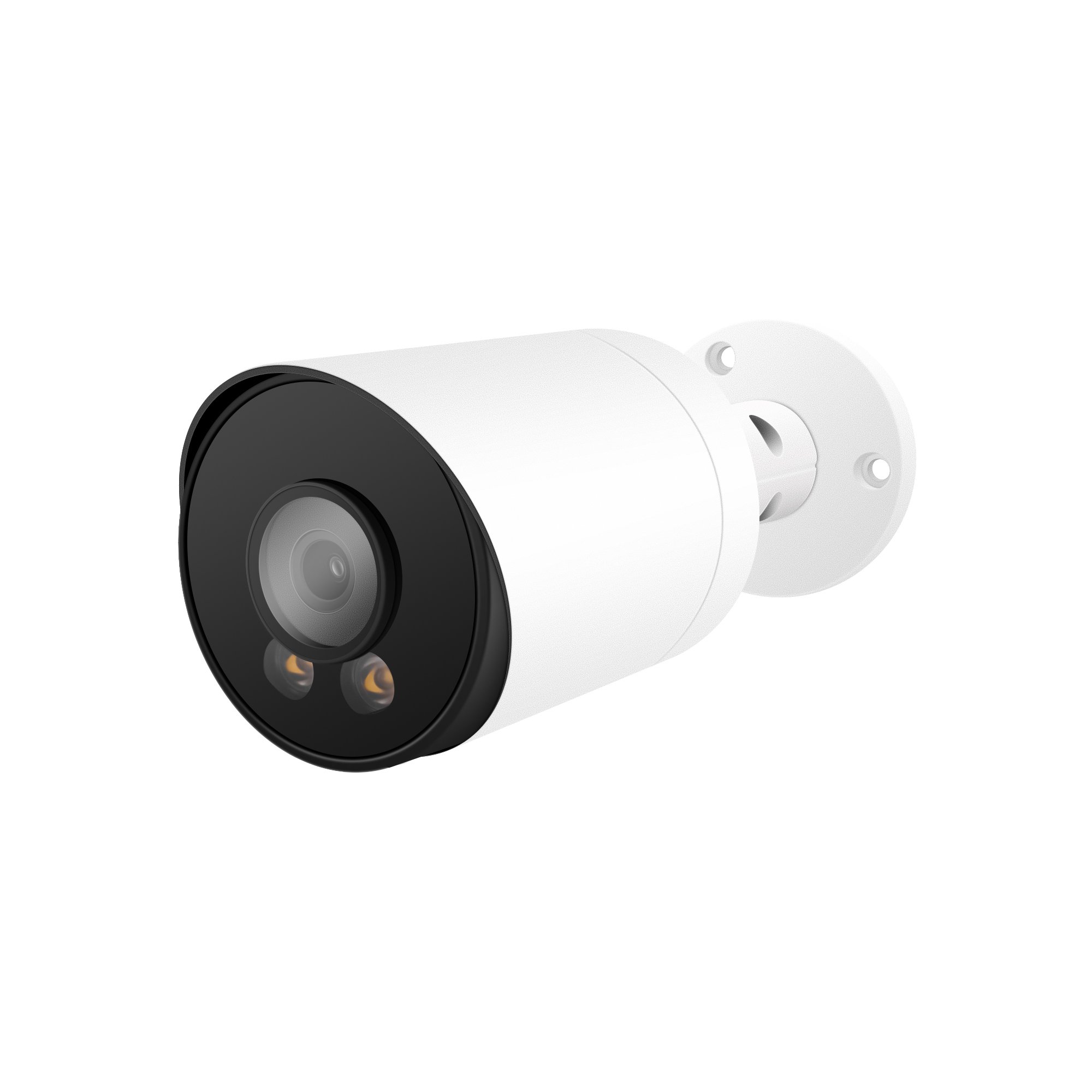 Human body and vehicle detection 1/2.7'' CMOS 4K dual light Bullet network camera plug and play with HIK PoE NVR NDAA compliant