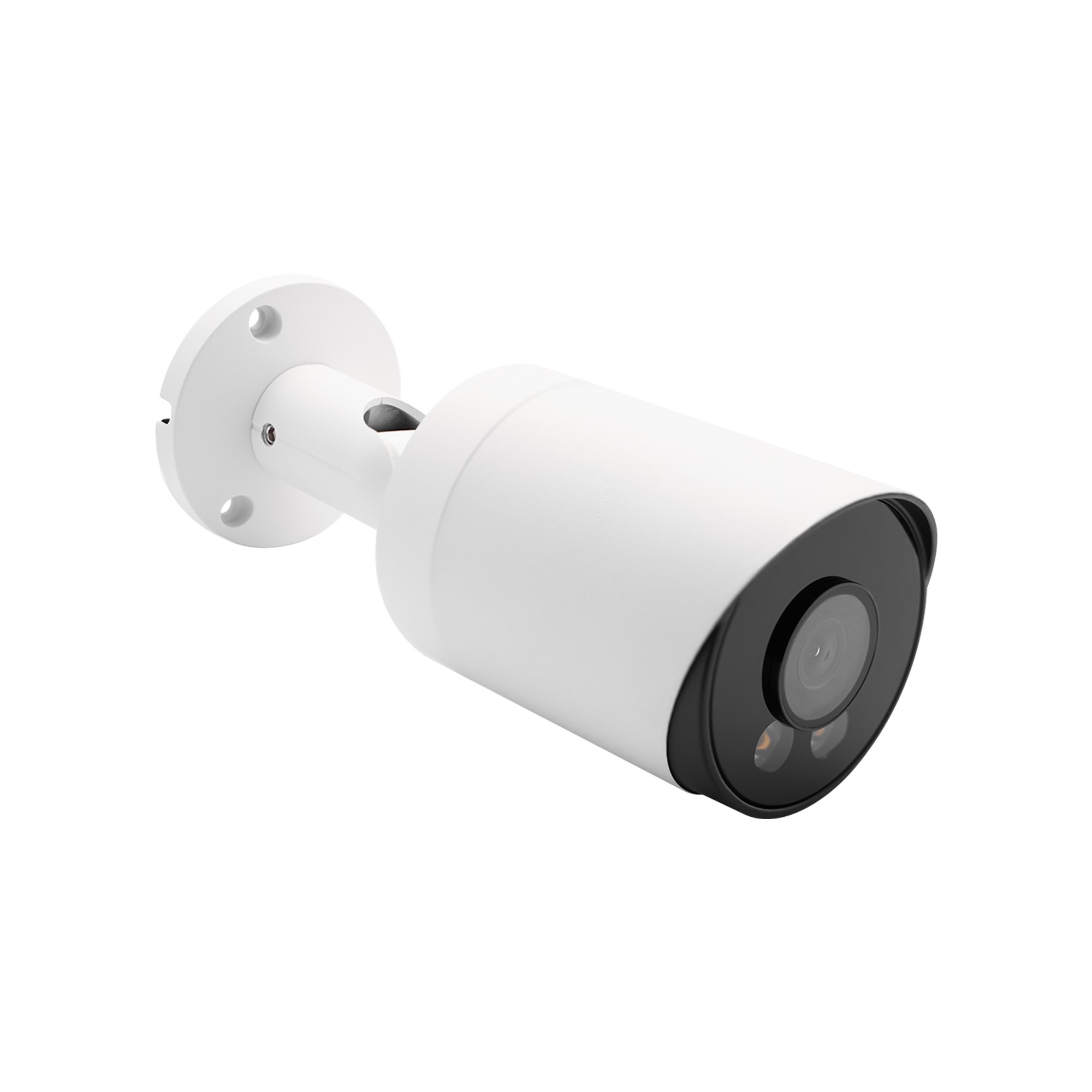 Human body and vehicle detection 1/2.7'' CMOS 4K dual light Bullet network camera plug and play with HIK PoE NVR NDAA compliant