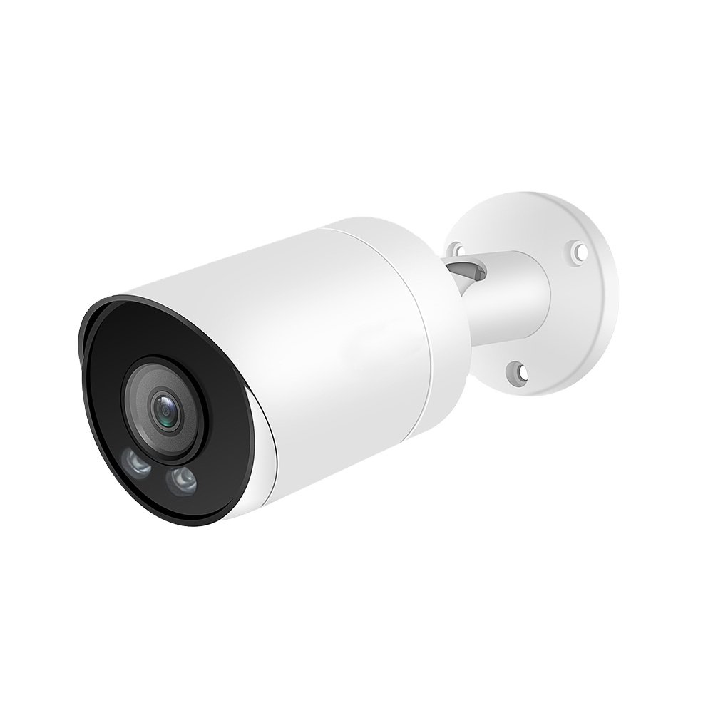Human body and vehicle detection 1/2.7'' CMOS 4K dual light Bullet network camera plug and play with HIK PoE NVR NDAA compliant
