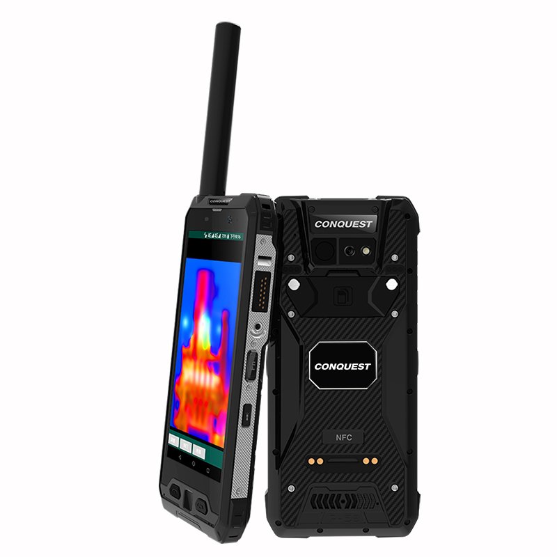 Conquest S19 Android RAM 6GB ROM 128GB configuration NFC smart rugged terminal store RFID on phone for warehouse management POC