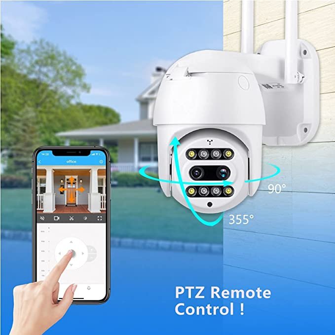 1080P Full HD IP Security Cam Outdoor Wireless Camara IP65 Waterproof PTZ App Control WiFi Camera with Motion detection
