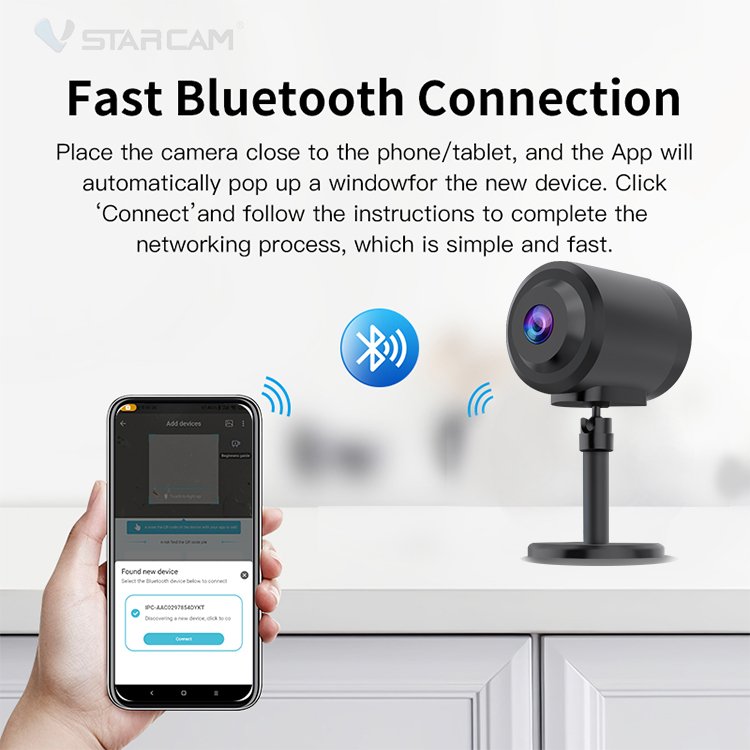 Vstarcam CB76-2 Mini WiFi wireless security camera ip security cameras Bluetooth networking smart home camera