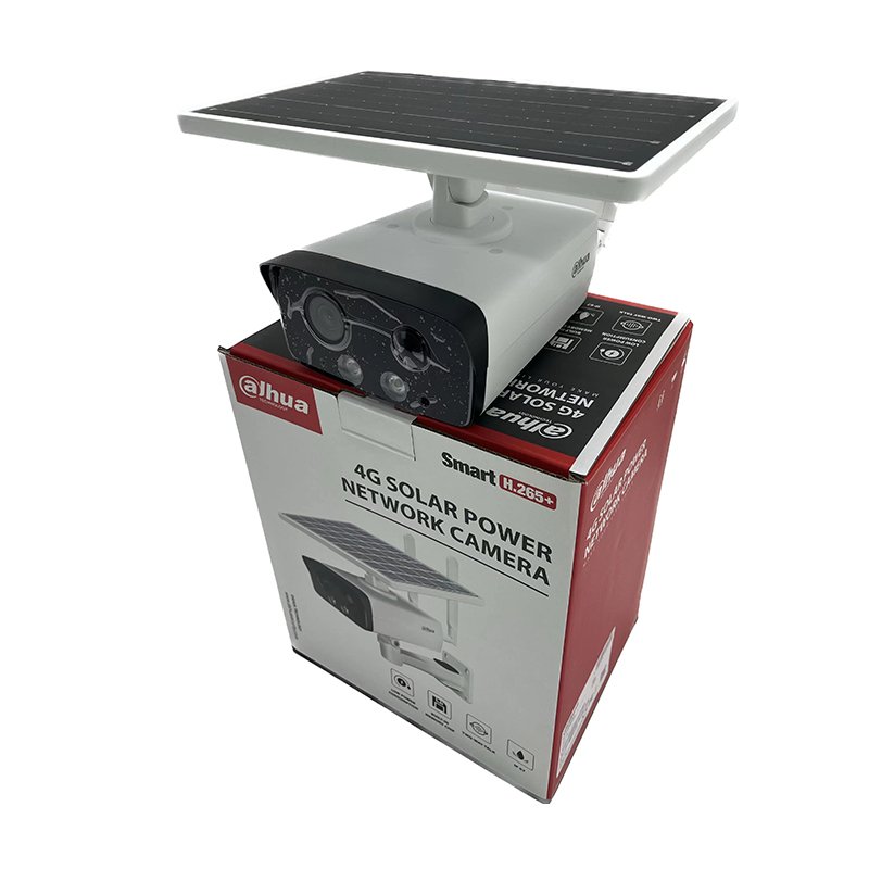 Original Dahua IPC-HFW2431DG-4G-SP-EAU-B 4MP IR Fixed-focal Bullet 4G Solar Power Two-way Talk Dahua Network Camera