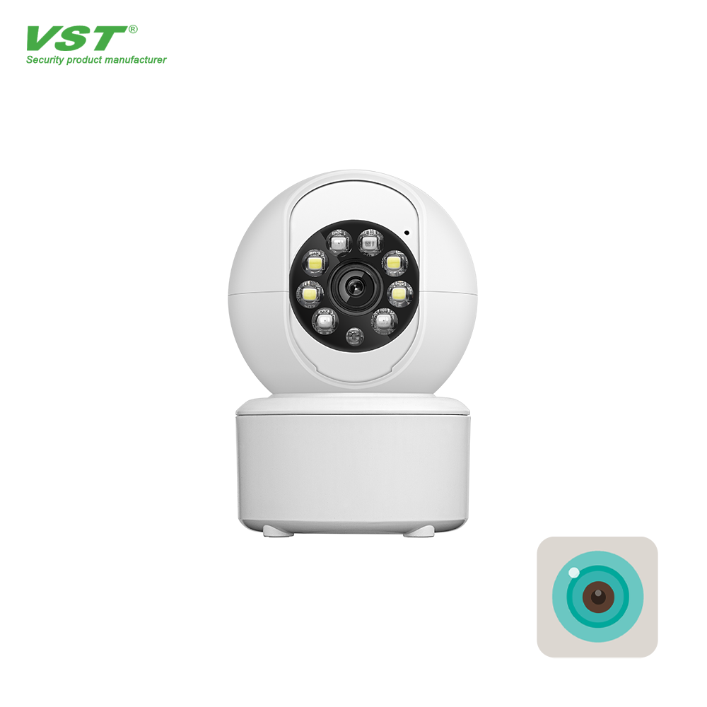 ICSEE 2MP WiFi Dome Pan Tilt Indoor Network Camera with Night Vision Low Illumination Wide Angle & SD Card Data Storage Function