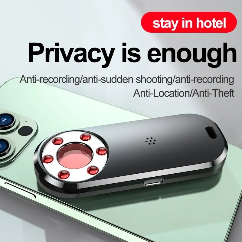 Portable Mini Camera Detector Anti-Candid Camera Detector Hotel Cam Finder With Infrared Scanner
