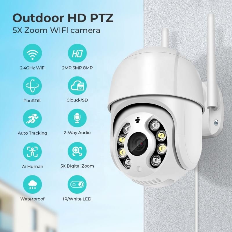 External Surveillance Camera Sound And Picture From 3 To 9 Small Without Internet