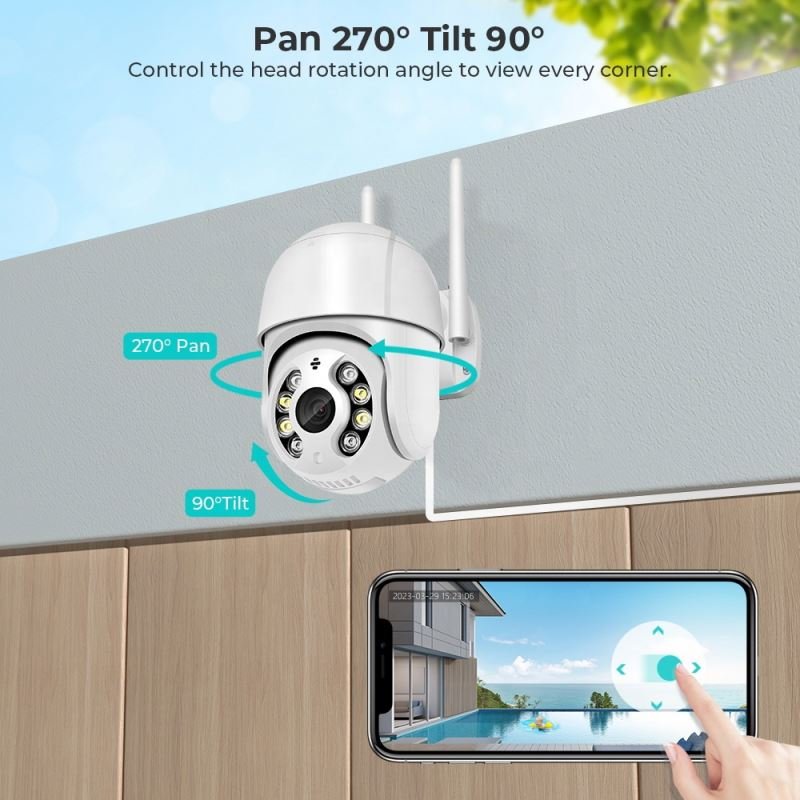 External Surveillance Camera Sound And Picture From 3 To 9 Small Without Internet