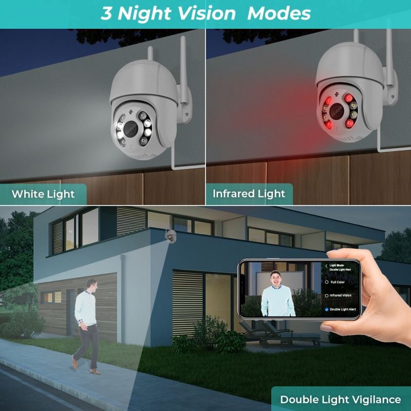 External Surveillance Camera Sound And Picture From 3 To 9 Small Without Internet