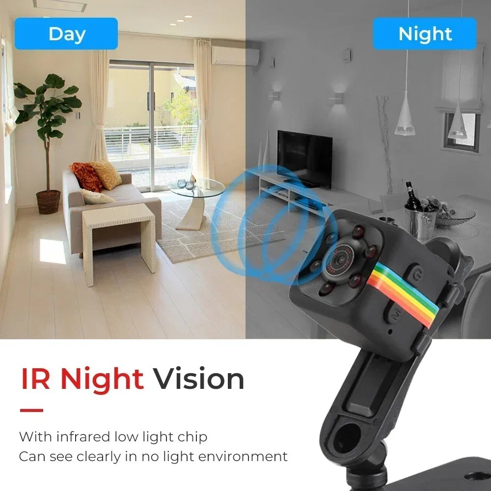Micro Camcorder Video Recorder Mini HD Camera Night Vision Home Security Cam Sport DV Small Action Cameras