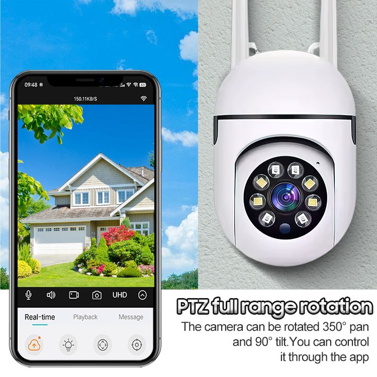 LEVOFAST Cheap 2MP 4MP Light Bulb Camera Baby Pet V380pro Security WiFi IP Camera Yilot 5G Wifi IP Camera