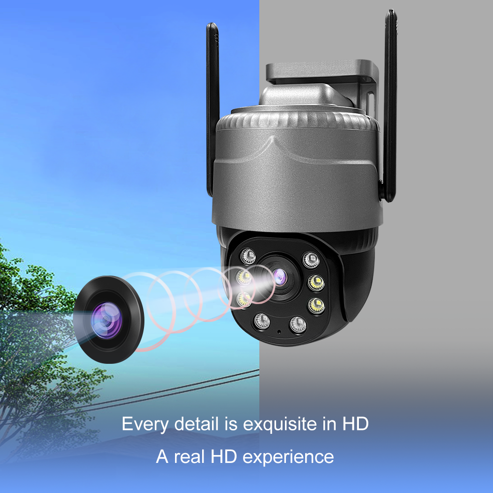 Factory OEM V380PRO1296P PTZ WIFI Camara HD 3MP Security IP Camera Motion Detection CCTV WIFI Camera