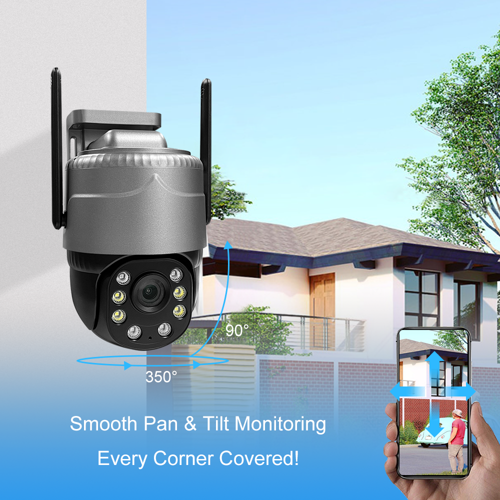 Factory OEM V380PRO1296P PTZ WIFI Camara HD 3MP Security IP Camera Motion Detection CCTV WIFI Camera