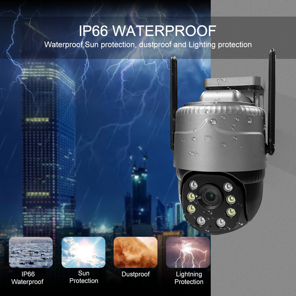 Factory OEM V380PRO1296P PTZ WIFI Camara HD 3MP Security IP Camera Motion Detection CCTV WIFI Camera